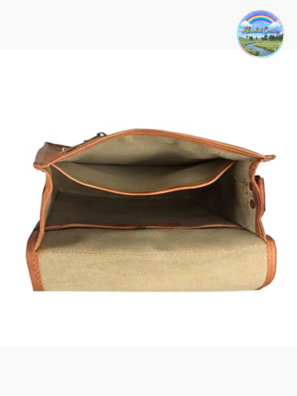 Full Grain Leather Messenger Satchel Bag 11